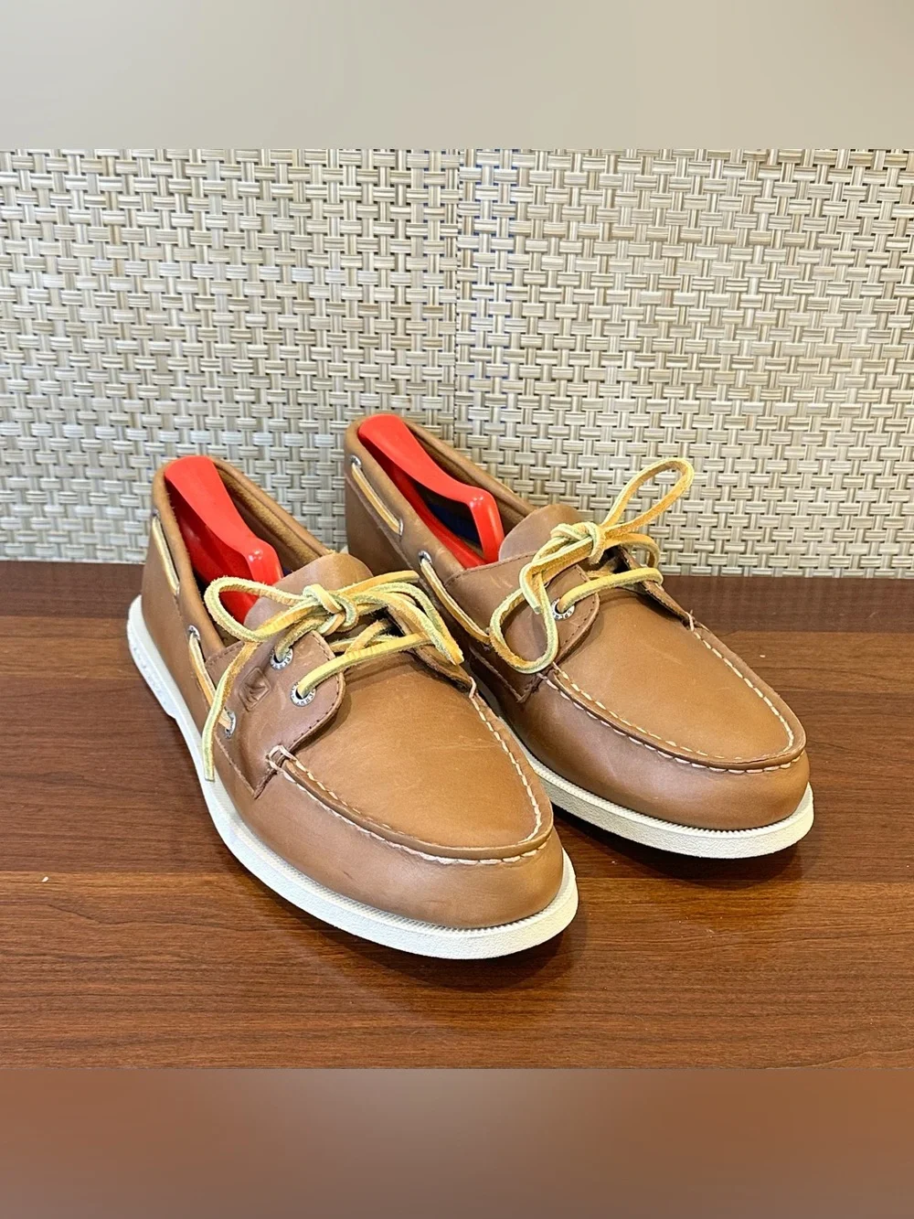 Sperry Top-Sider Men's Authentic Original 2-Eye Boat Shoes Sahara Size 10M